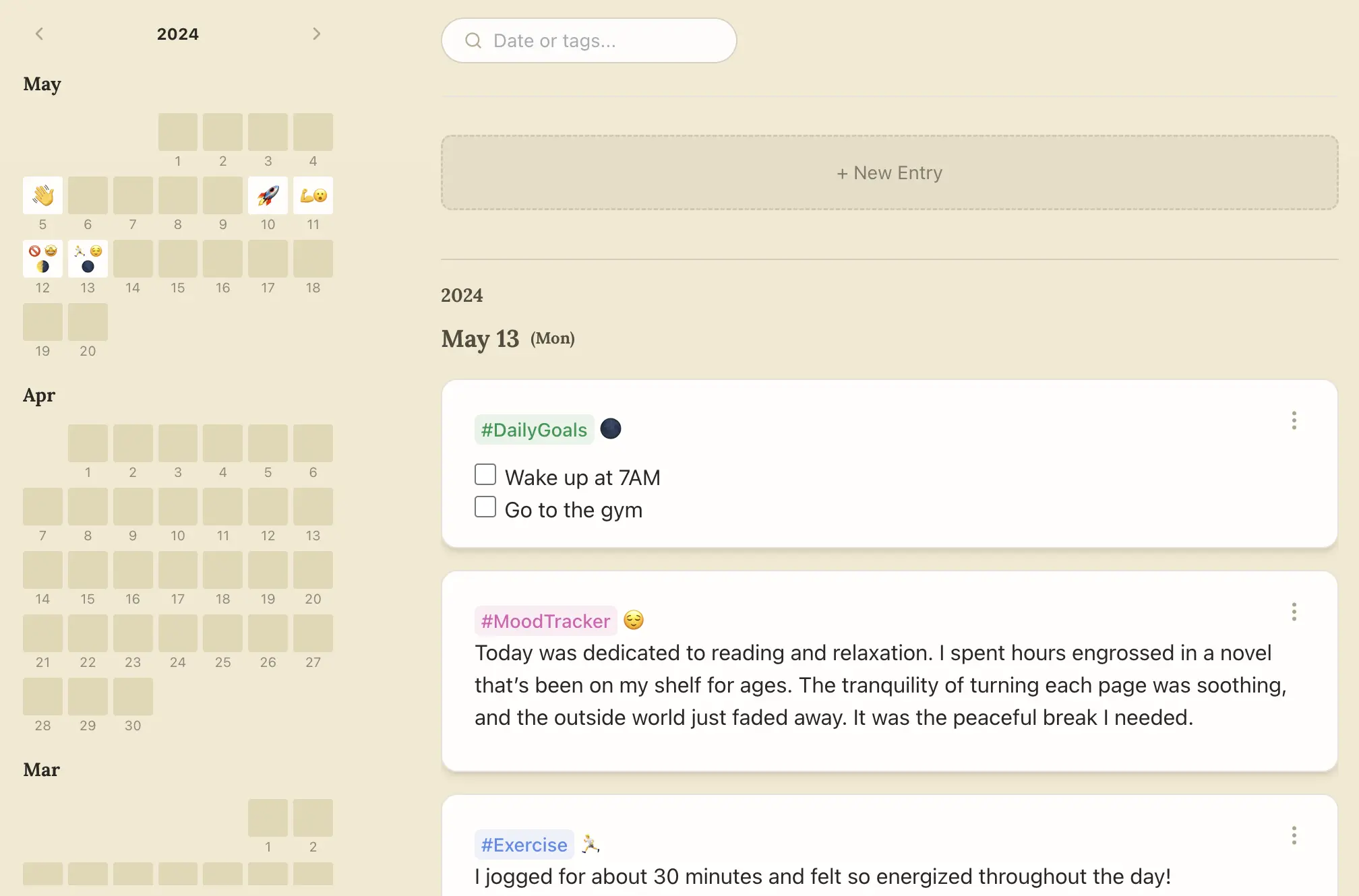 screenshot of papery